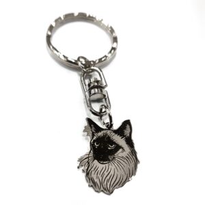 מחזיק מפתחות/שרשרת/צמיד "חתול בלינזי" כ-2.5 ס"מ