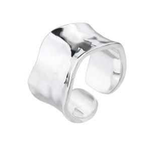 טבעת גלית מרוקע רחב