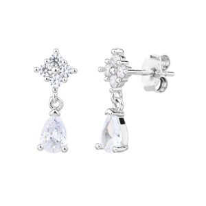 עגילי ריבוע טיפה נופלת