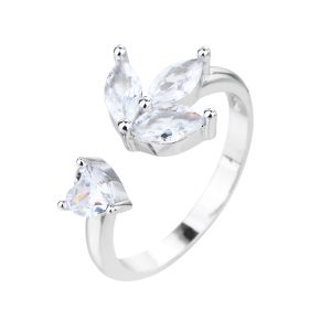 טבעת לוטוס לב