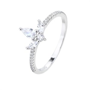 טבעת לוטוס לבן