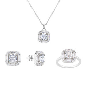 סט סוליטר עיגול מרובע 3